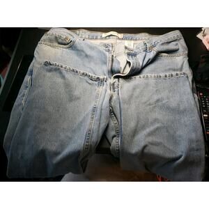 Broken In Levis 505 Jeans Mens W40 L29 Classic Fit Blue Denim Straight Leg Comfy